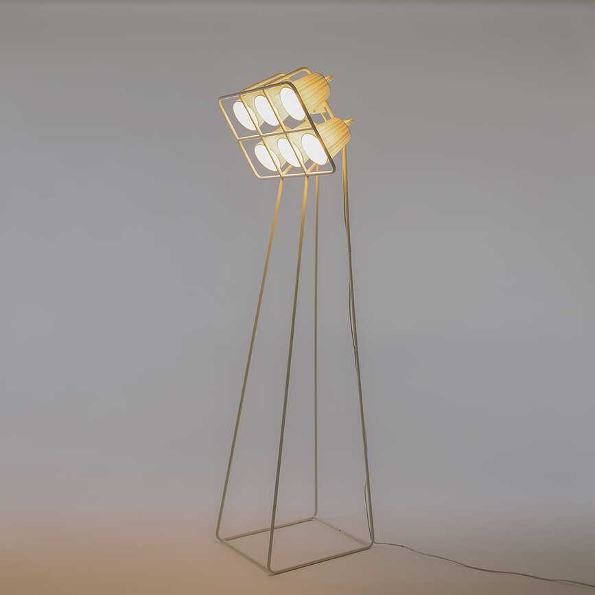 Multilamp Lampadaire avec variateur, noir