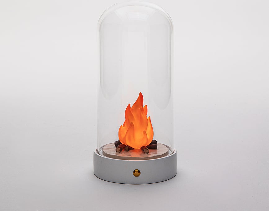 My Little Bonfire Lampa dekorativna bežična bijela