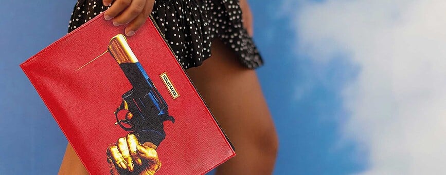 Bolsa plana Toiletpaper Shit, 28 cm, con asa