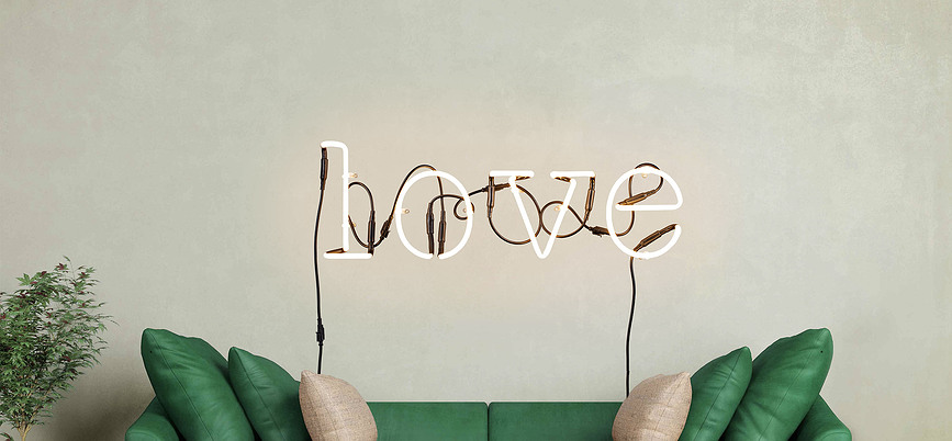 Neon Art Lettre Néon J