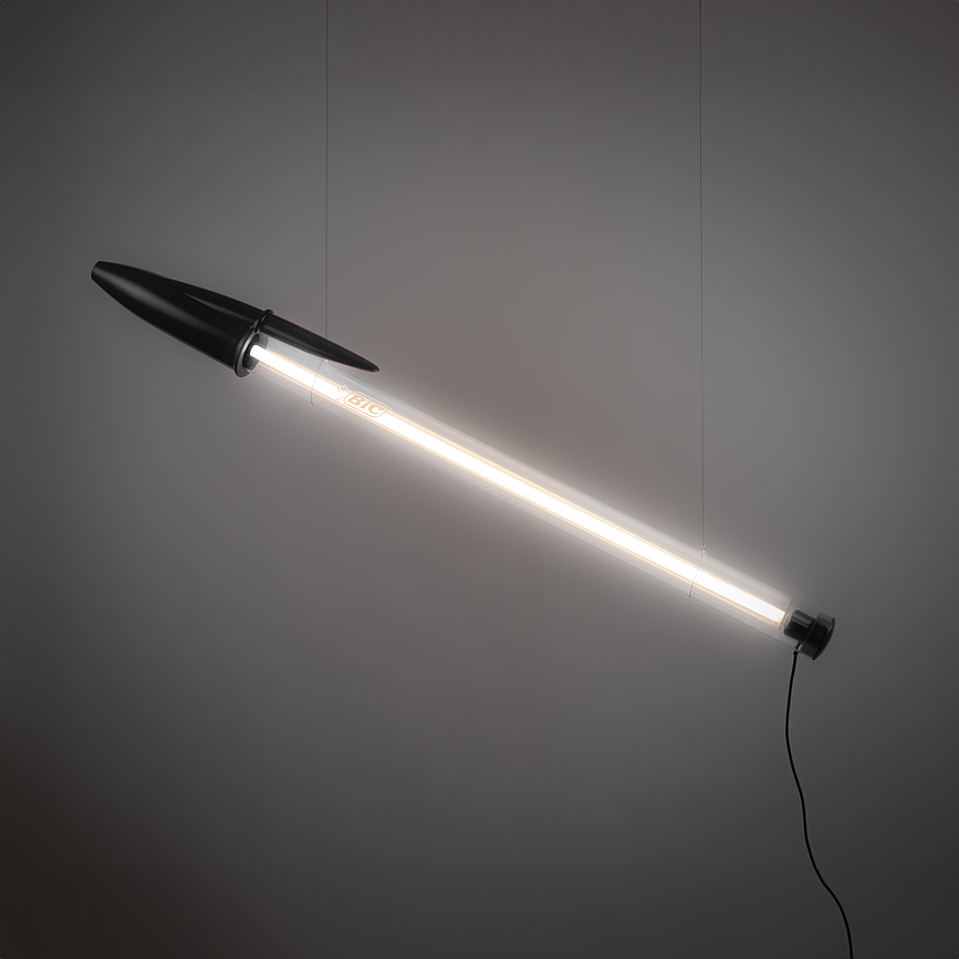 Pakabinamas arba sieninis šviestuvas BIC LED 173 cm, mėlynas