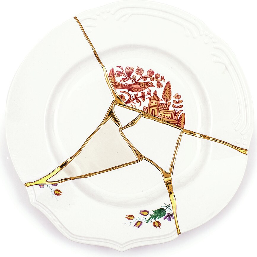 Plato de cena Kintsugi