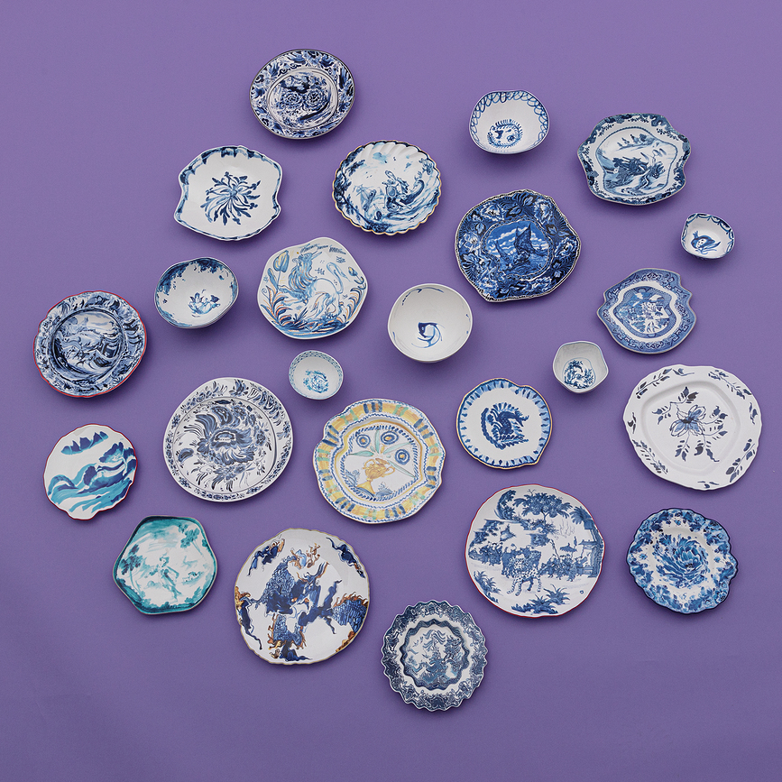 Plato de Desayuno Diesel Classics on Acid Glitchy Willow, 21 cm