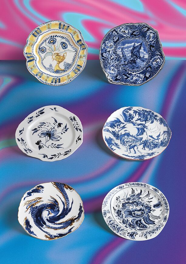 Plato Llano Diesel Classics On Acid Imari Dragon, 28 cm