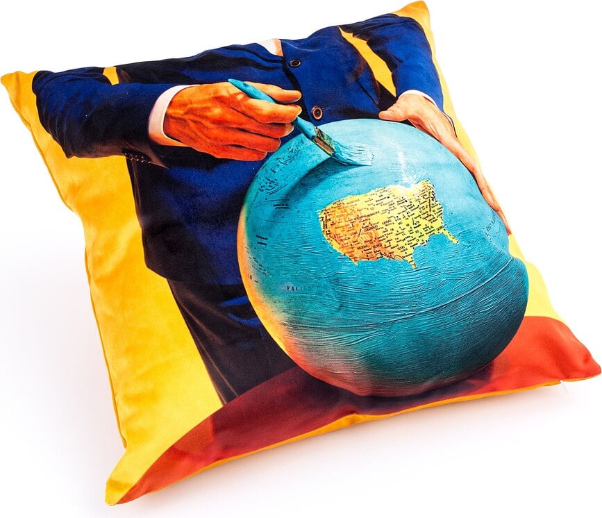 Polštář Seletti Wears Toiletpaper Globe