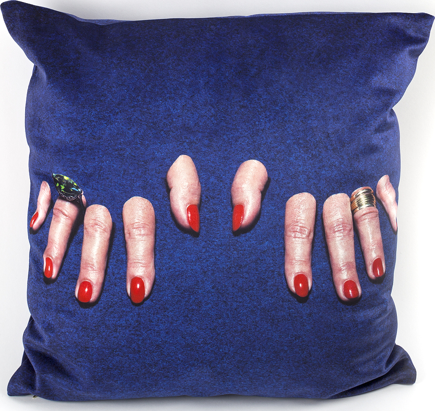 Polštář Seletti Wears Toiletpaper PE Fingers