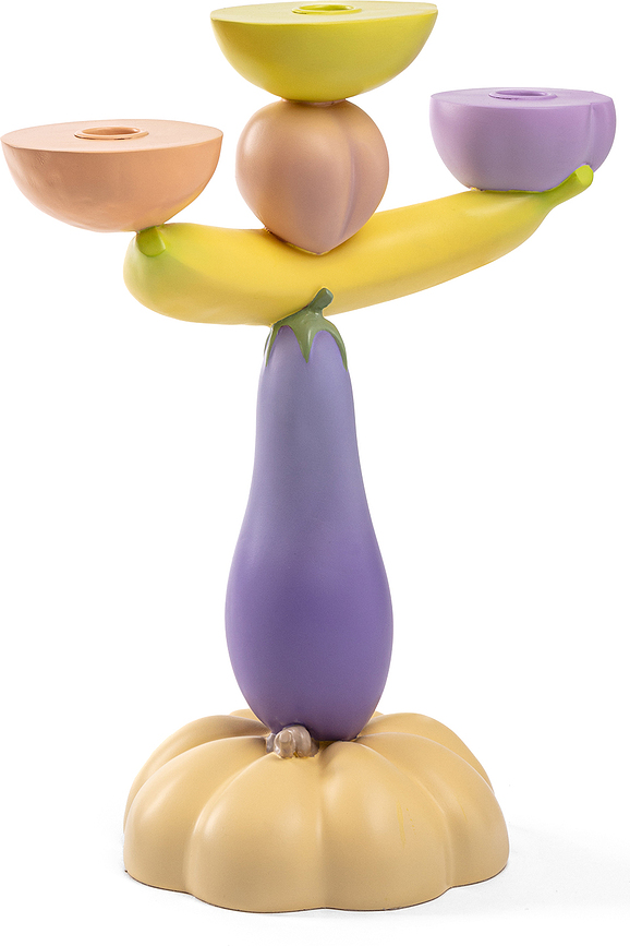 Portacandela Vitamin Aubergine
