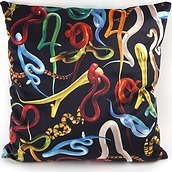 Poszewka na poduszkę Seletti Wears Toiletpaper Snakes