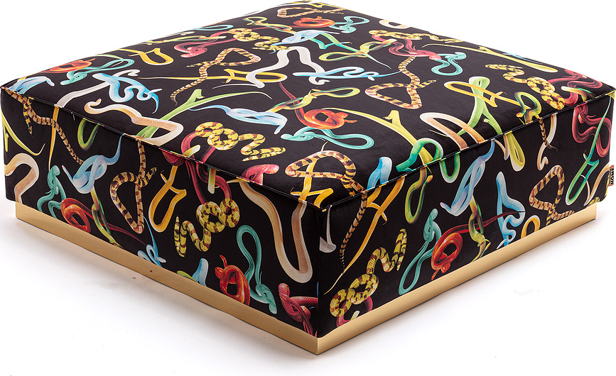 Pufas Toiletpaper Snakes kvadratinės formos 103 cm