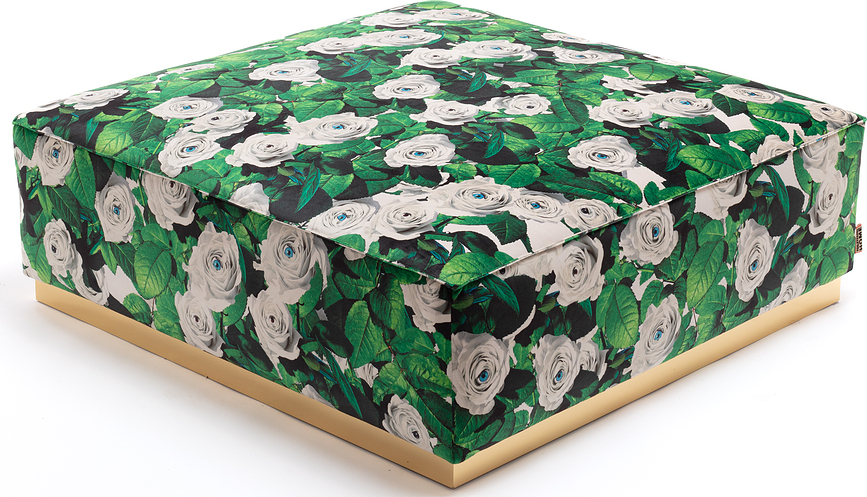 Pufs Toiletpaper Roses kvadrātveida 103 cm