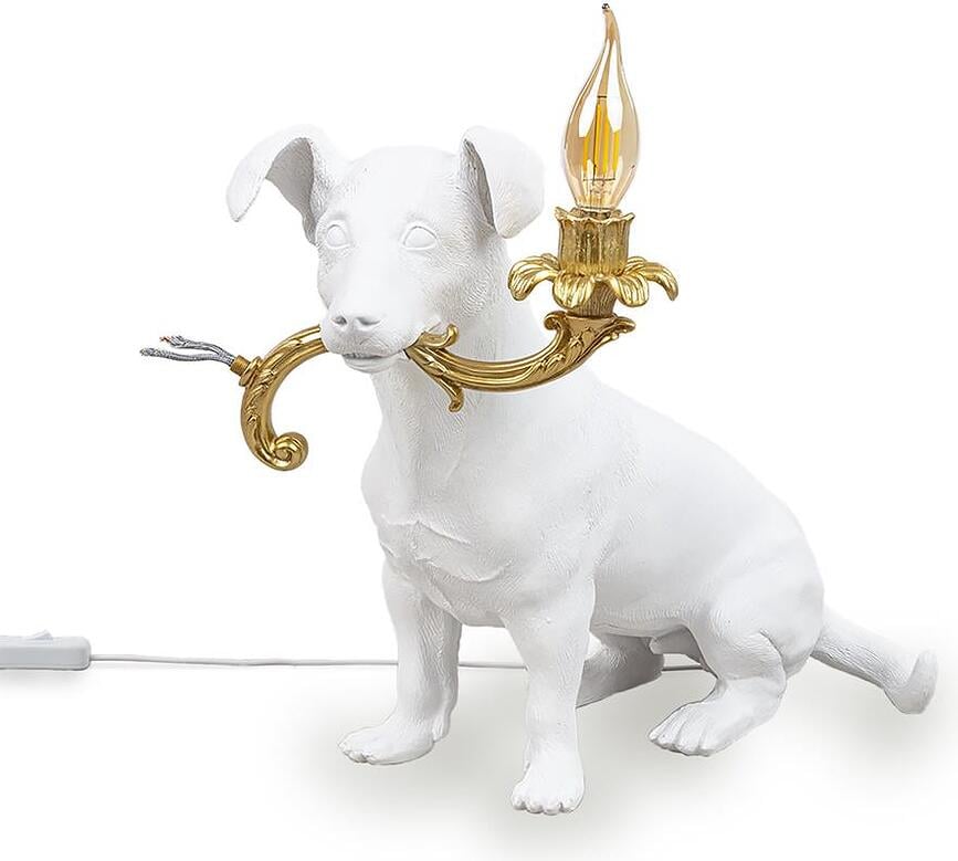 Rio Lampe de Table, motif chien