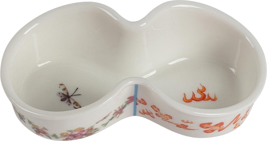 Salero y Pimentero Hybrid Thea, con bandeja, Set de 3 piezas