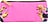 Saszetka Toiletpaper Lipstick Pink 21 x 9 cm