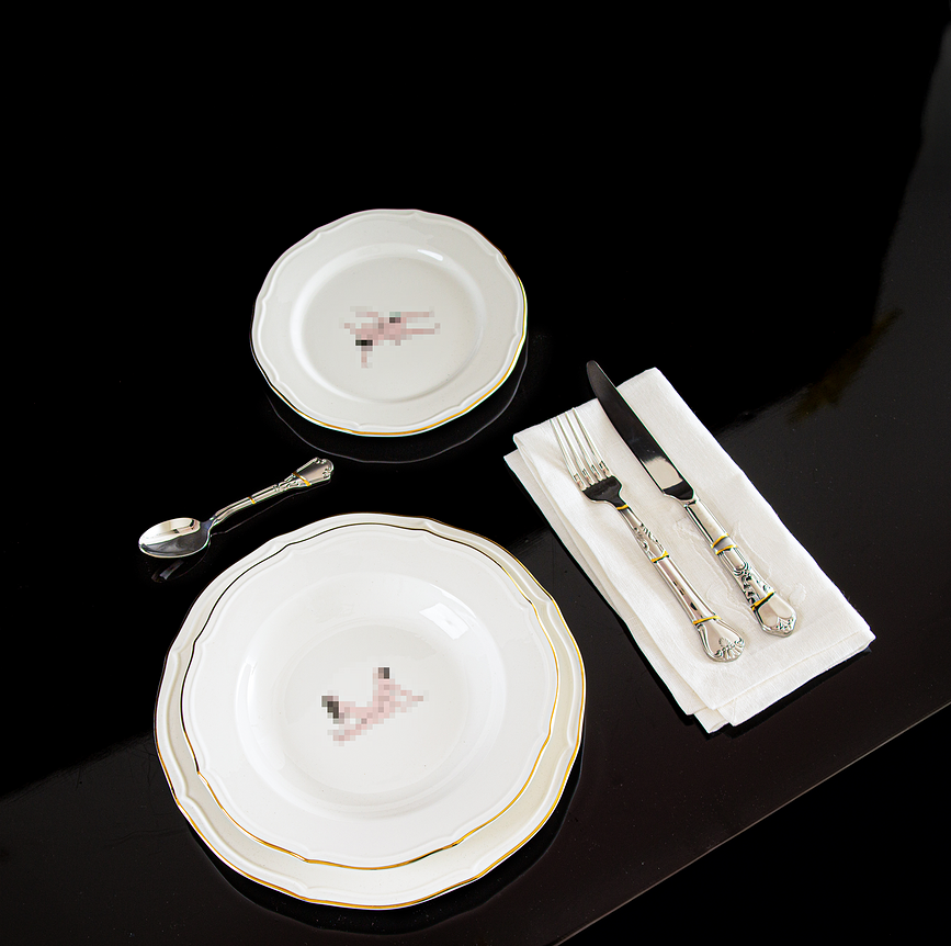 Seikantai5271 Arched Jedilni set, 4-delni