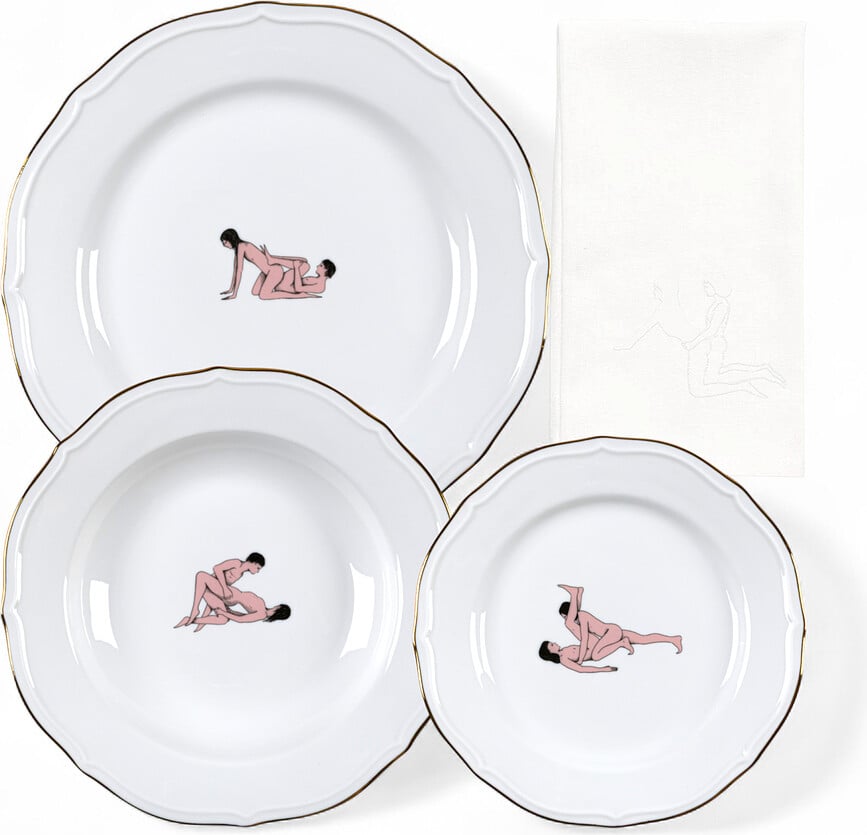 Seikantai5271 Nagnjen jedilni set, 4-delni