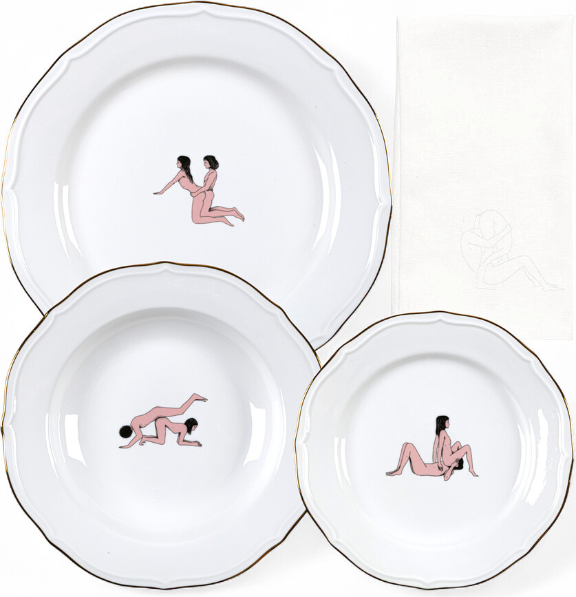 Seikantai5271 Offered Service de table, 4 pièces