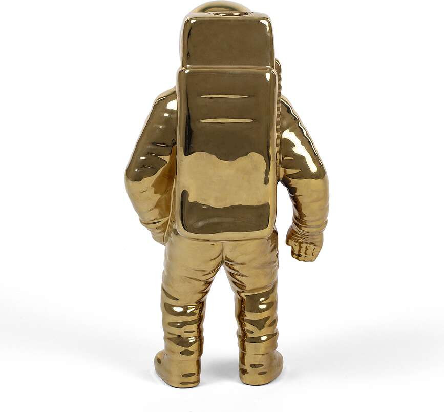Seletti Astronaut Vaza zlatna