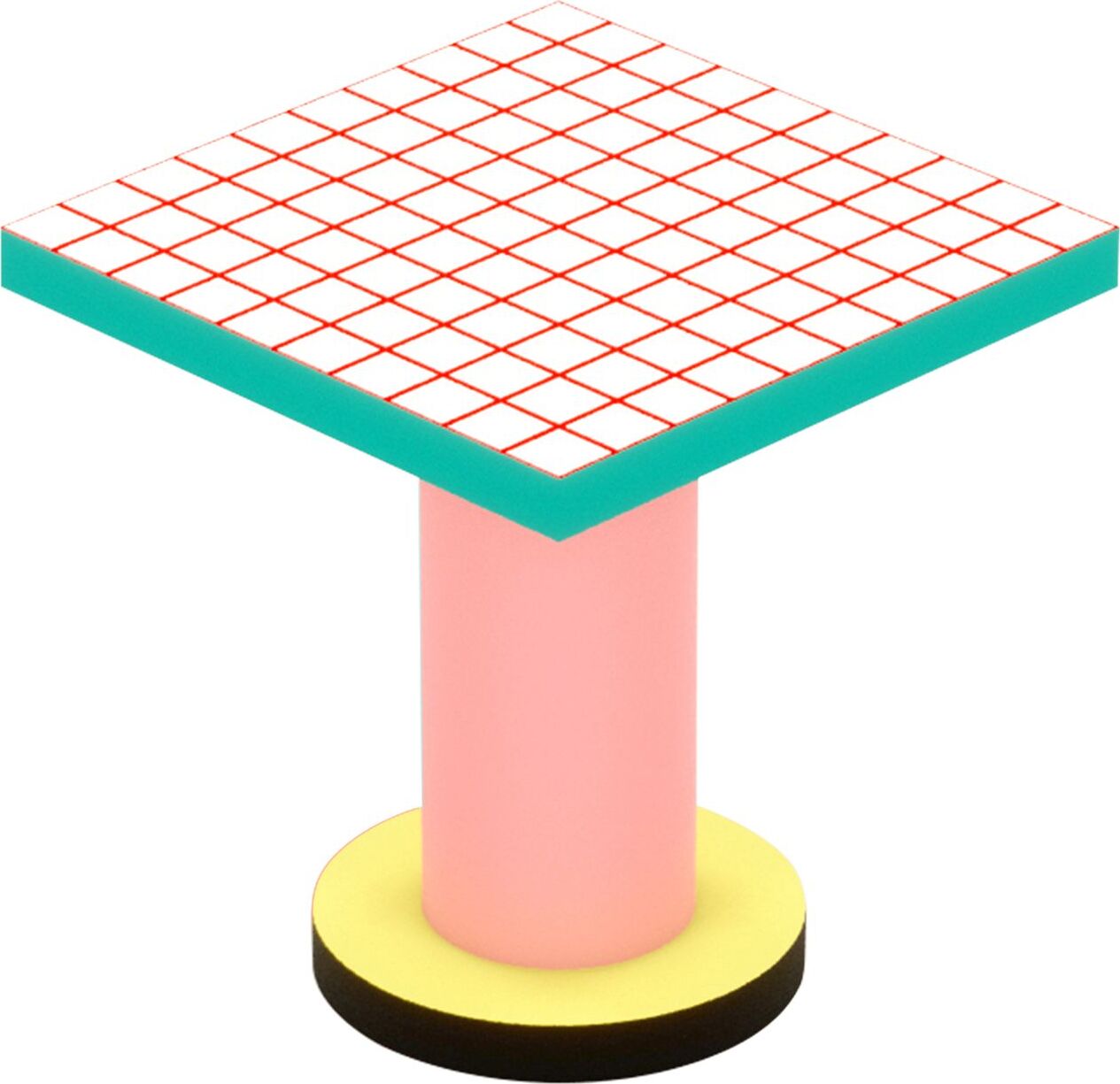 Seletti Superlounge Table Tischchen kariert rot