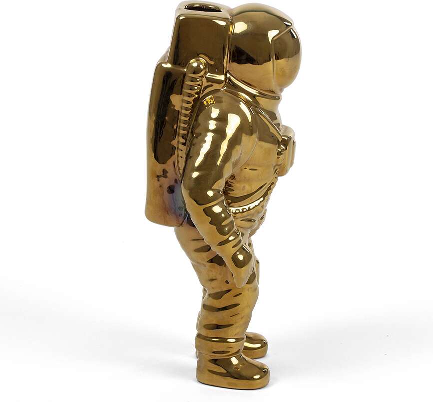 Seletti Vaza Astronaut, zlata