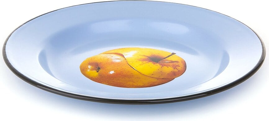 Seletti Wears Toiletpaper Assiette émaillée, motif Apple