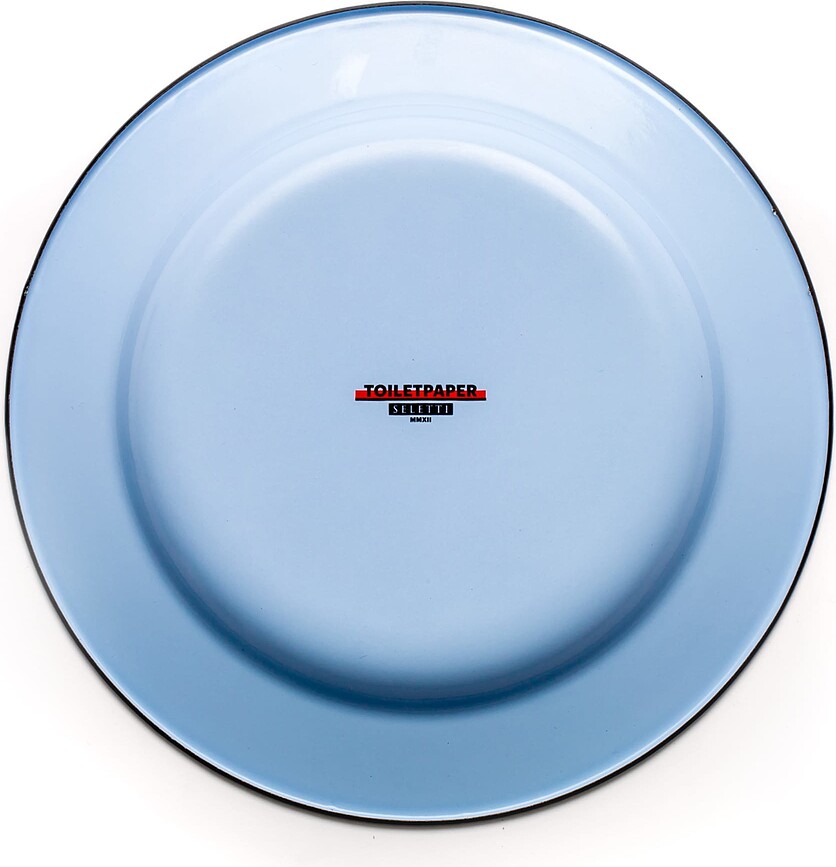 Seletti Wears Toiletpaper Assiette émaillée, motif Apple