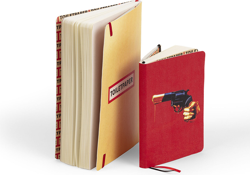 Seletti Wears Toiletpaper Notes srednji, vzorec Revolver