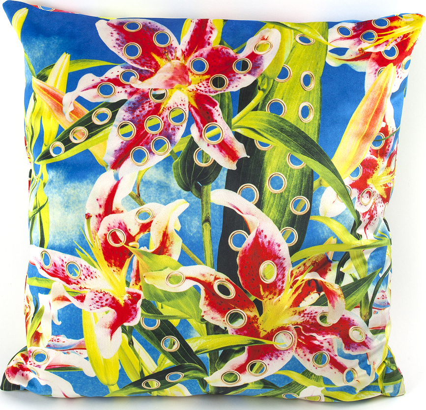 Seletti Wears Toiletpaper Blazina, vzorec PE Flowers with Holes