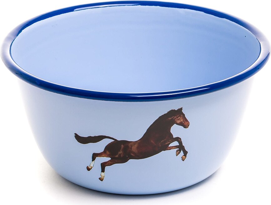Seletti Wears Toiletpaper Bol émaillé, motif Cheval
