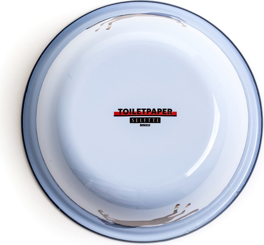 Seletti Wears Toiletpaper Bol émaillé, motif Grenouille