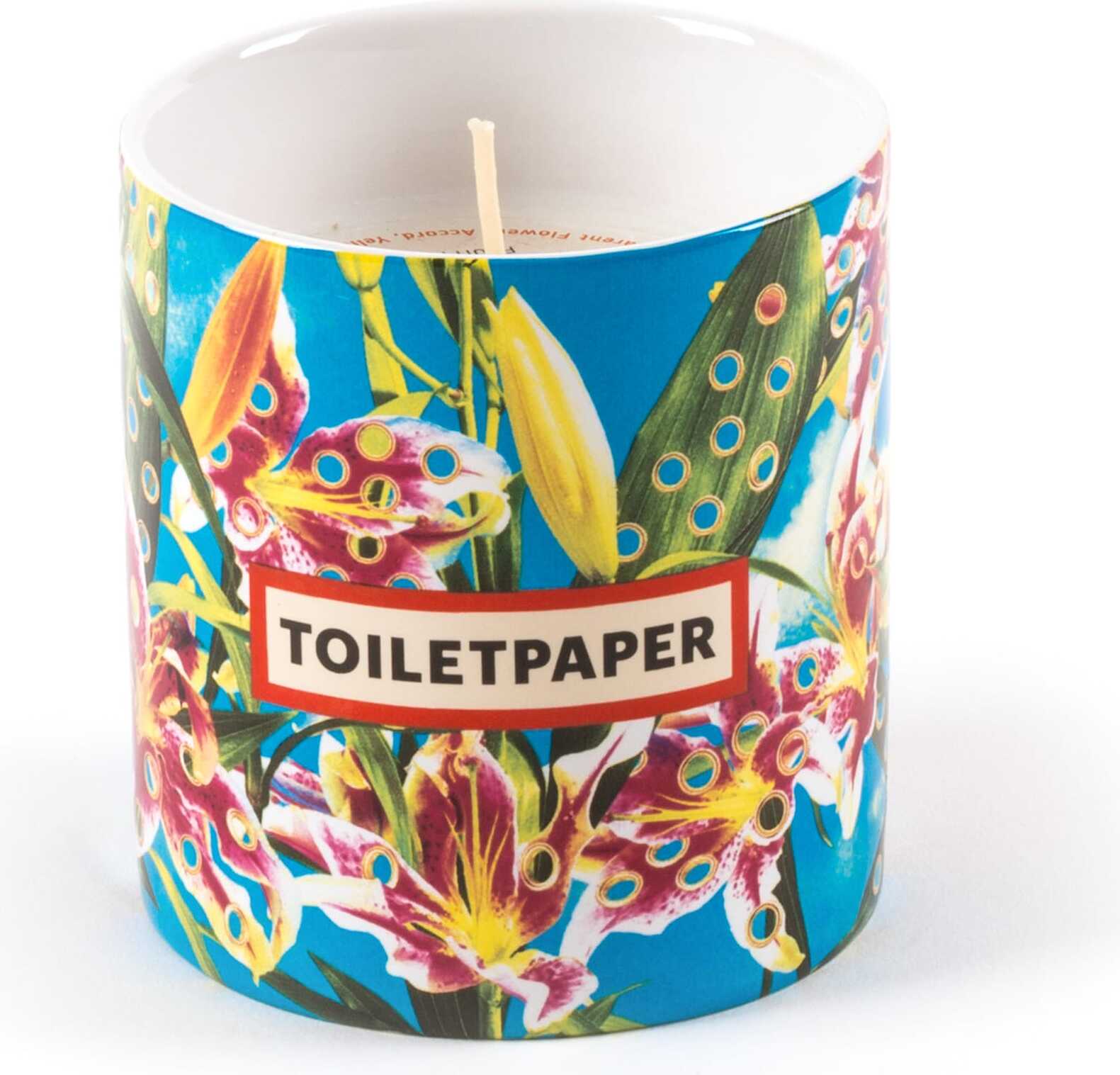 Seletti Wears Toiletpaper Flowers With Holes Duftkerze