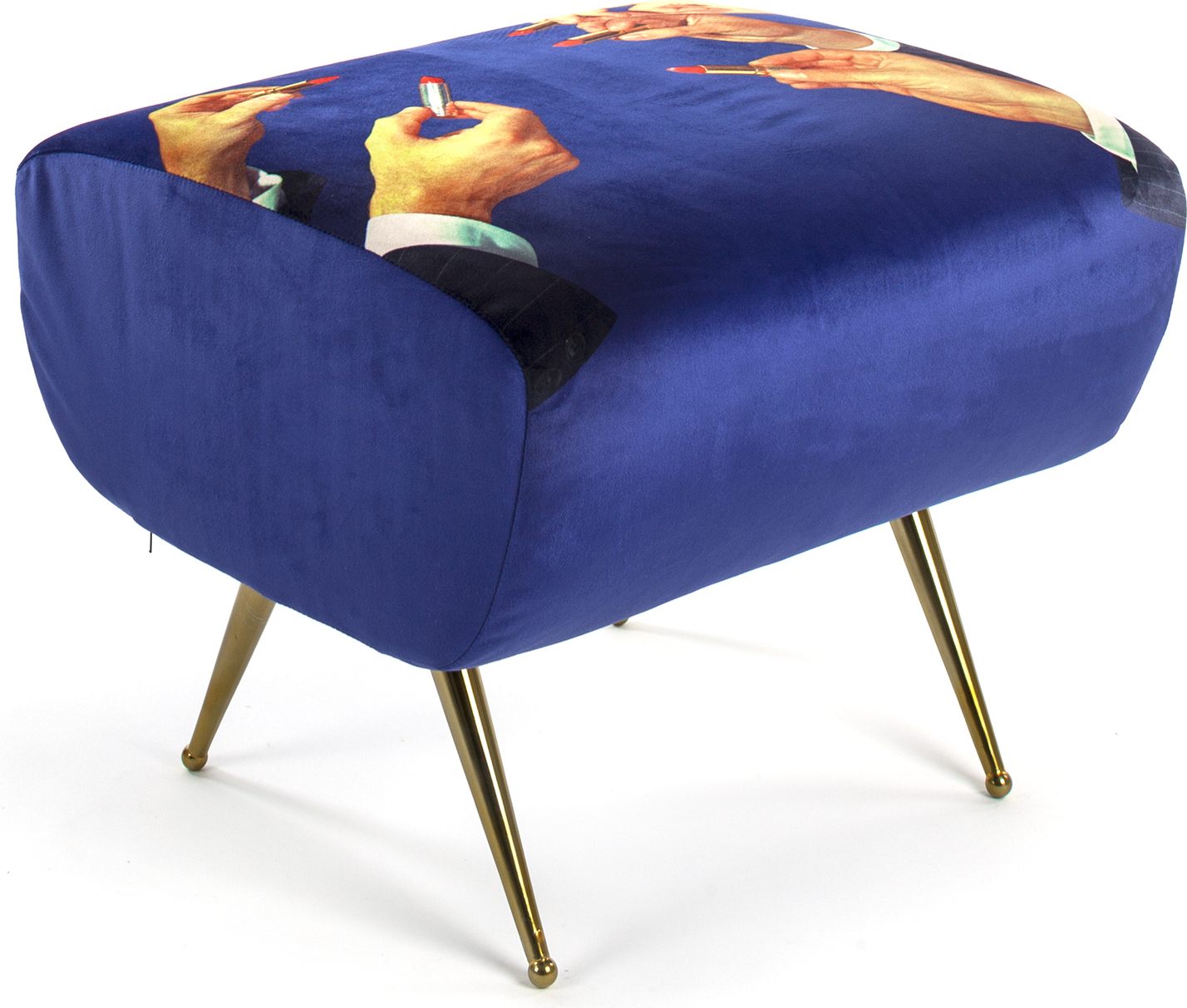 Seletti Wears Toiletpaper Lipsticks Pouf