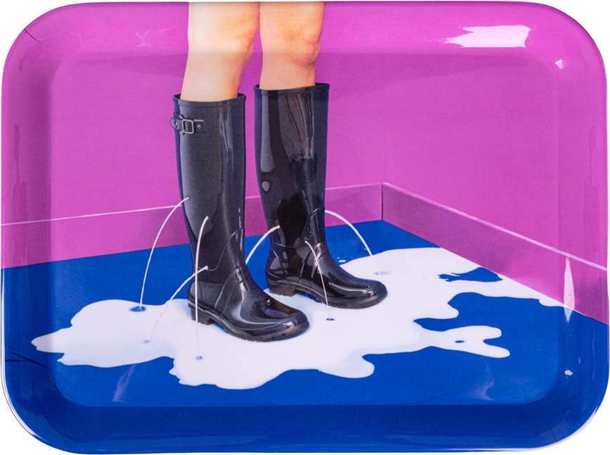 Seletti Wears Toiletpaper Milky Boots Pladenj