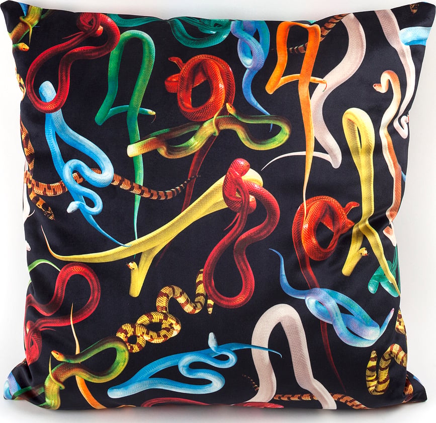 Seletti Wears Toiletpaper PE Μαξιλάρι, Snakes