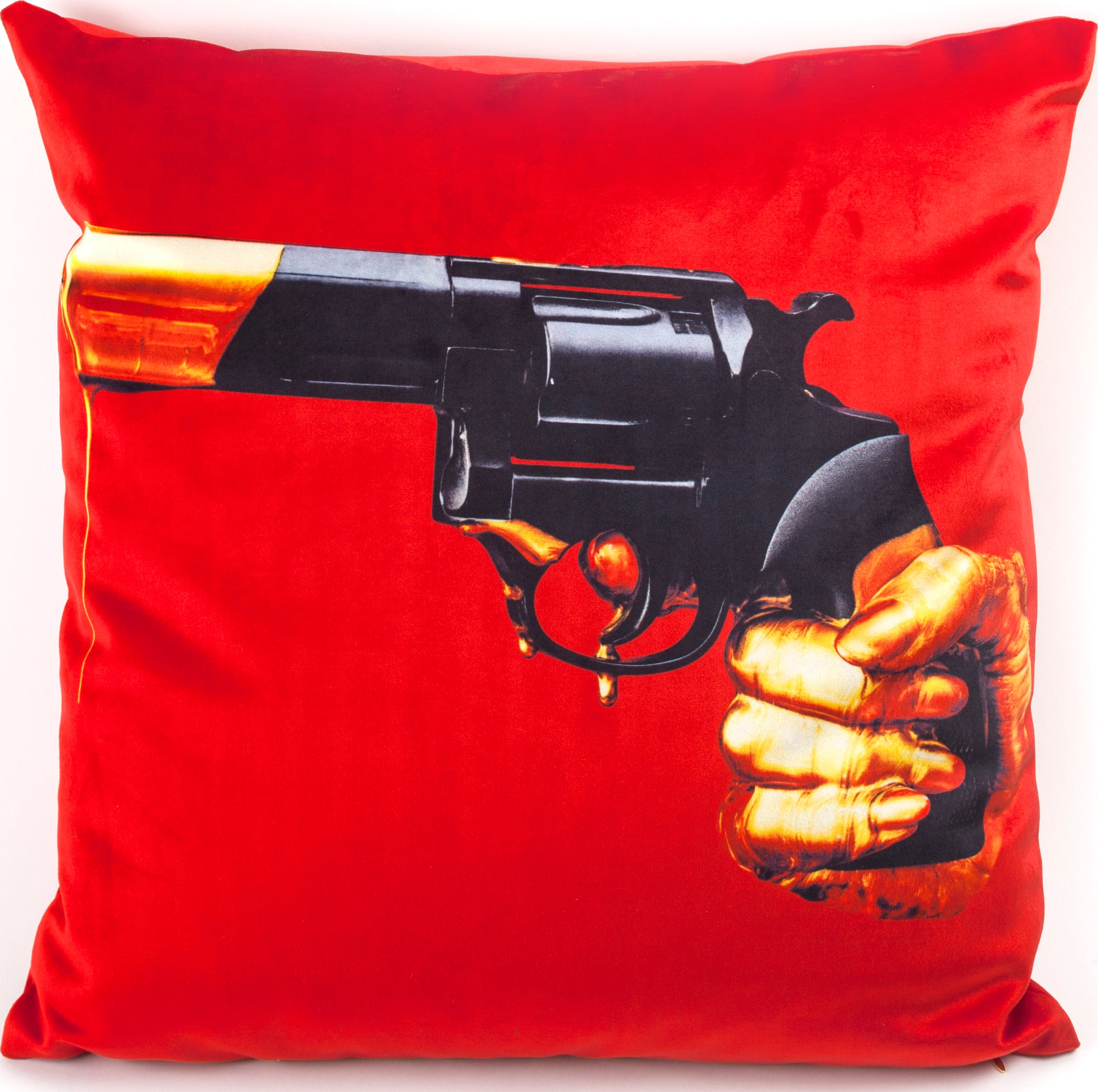 Seletti Wears Toiletpaper PE Revolver Kissen