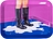 Seletti Wears Toiletpaper Plateau Milky Boots