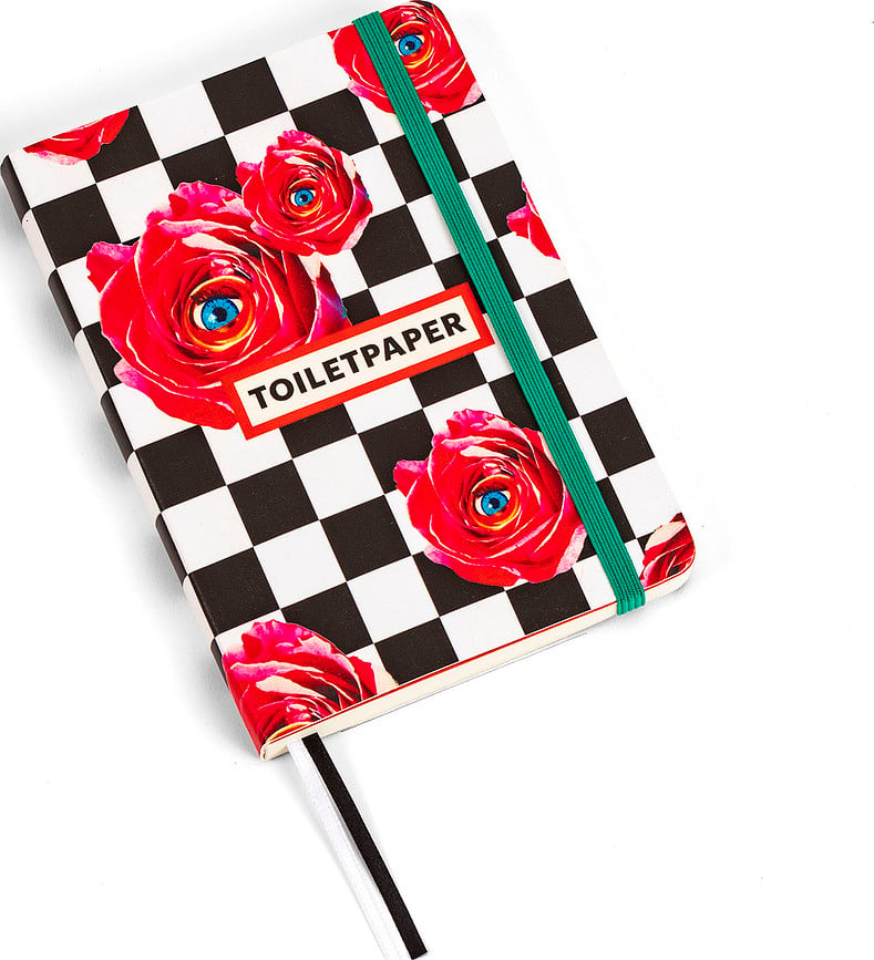 Seletti Wears Toiletpaper Roses Notizbuch mittel