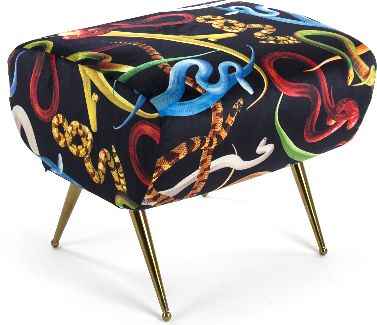 Seletti Wears Toiletpaper Snakes Pouf