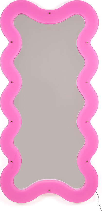 Supercurve Nástenné zrkadlo s LED podsvietením, 90 x 185 cm