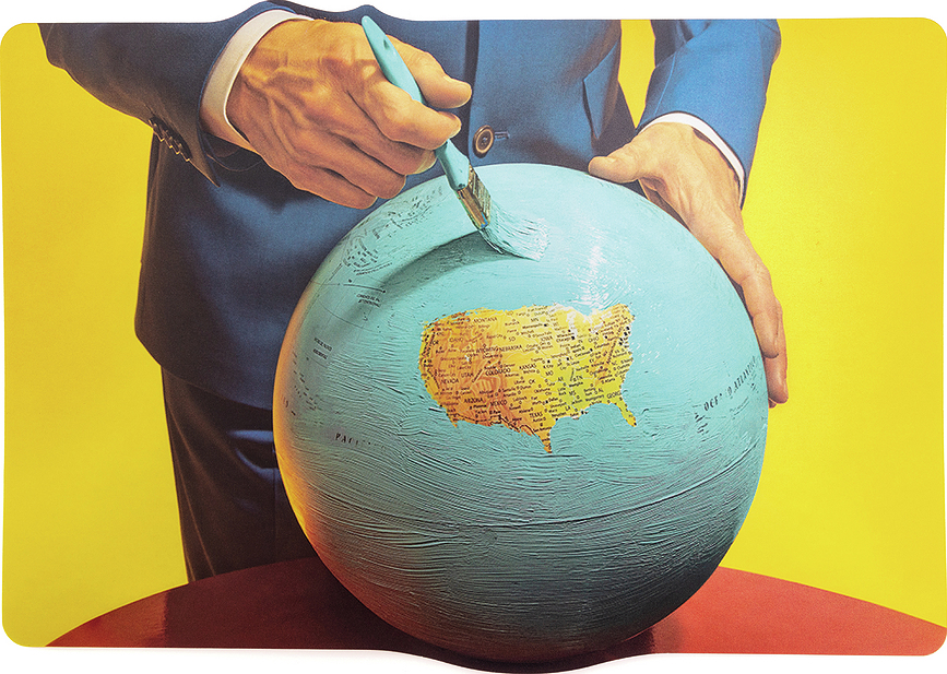 Suport plat Toiletpaper Globe 45 cm de plută