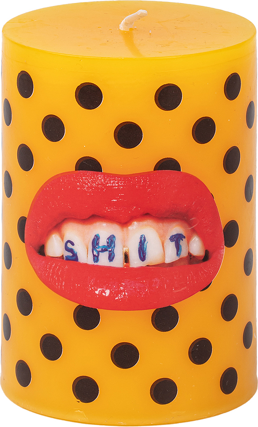 Toiletpaper Bougie, motif Shit, 10 cm