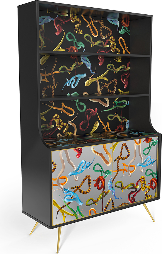 Toiletpaper Snakes Bücherregal