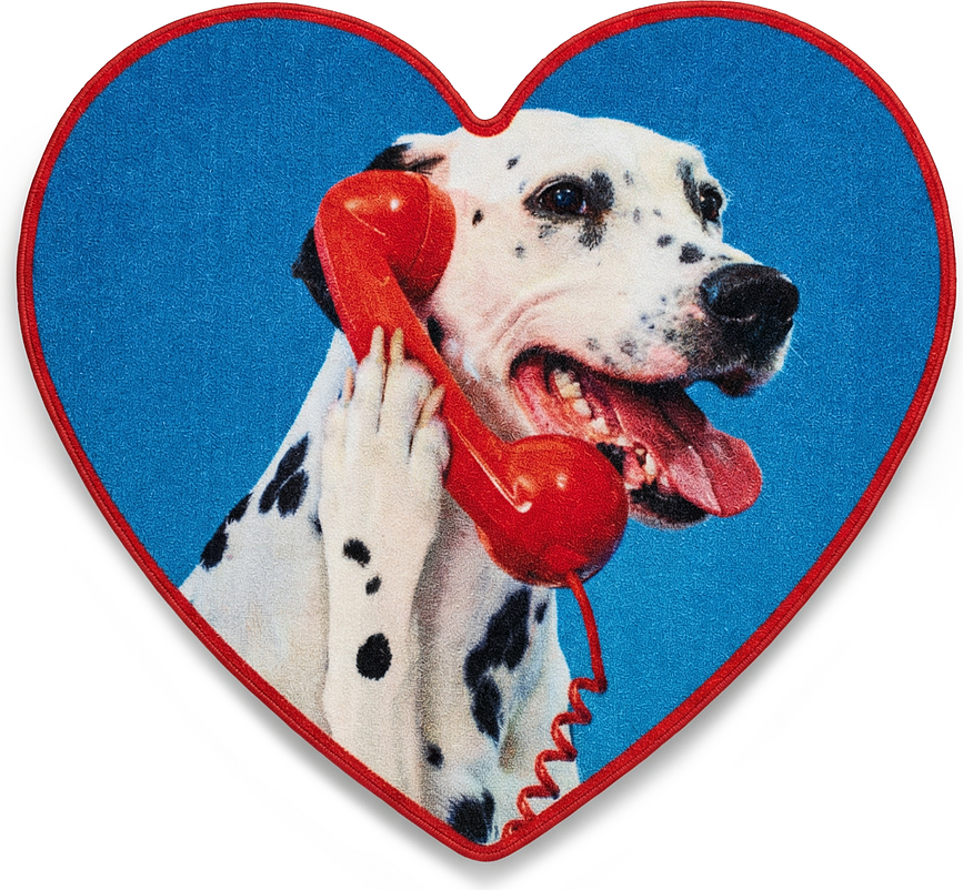 Toiletpaper Dog Call Center bademåtte 65 x 72 cm