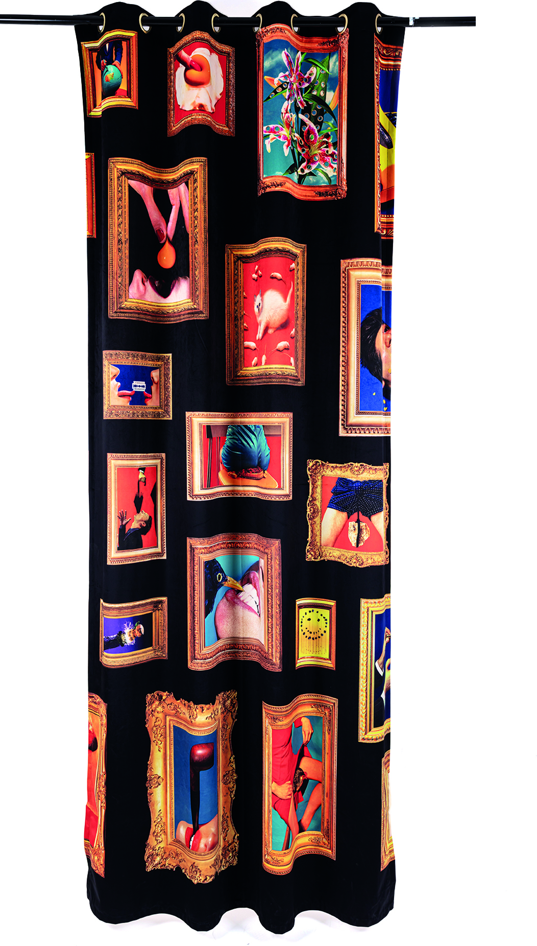 Toiletpaper Frames Wohnzimmervorhang rechts