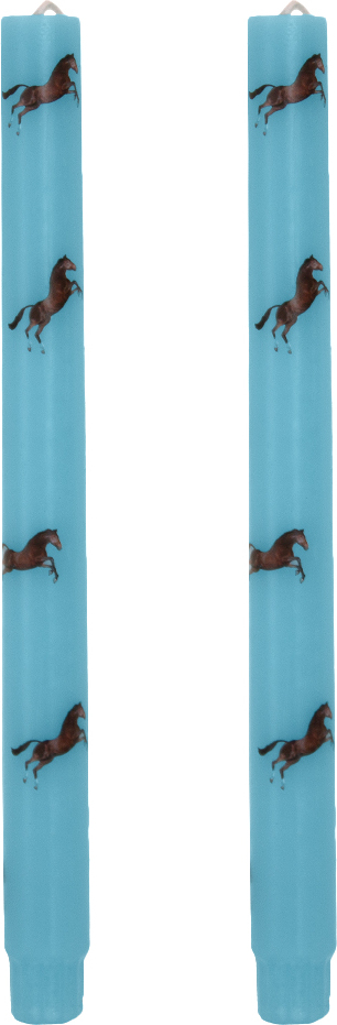 Toiletpaper Horse Kerzen 27 cm, 2 St.