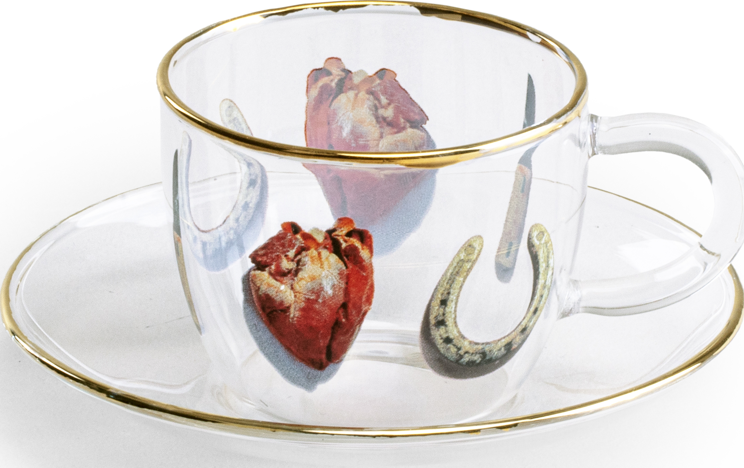 Toiletpaper I Love You Tasse mit Untertasse