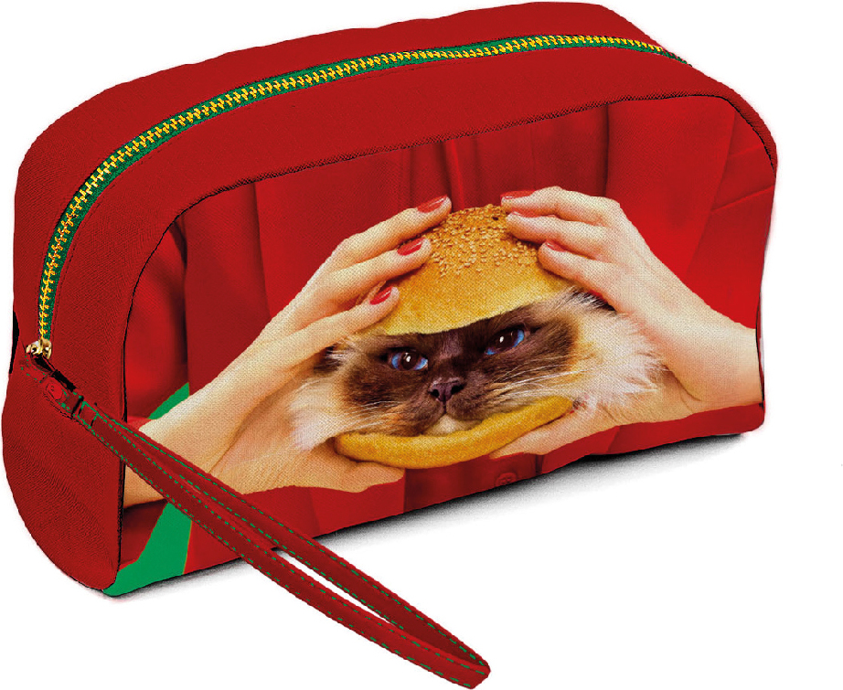 Toiletpaper Kosmetiktasche Cat Liscious 23 x 13 cm