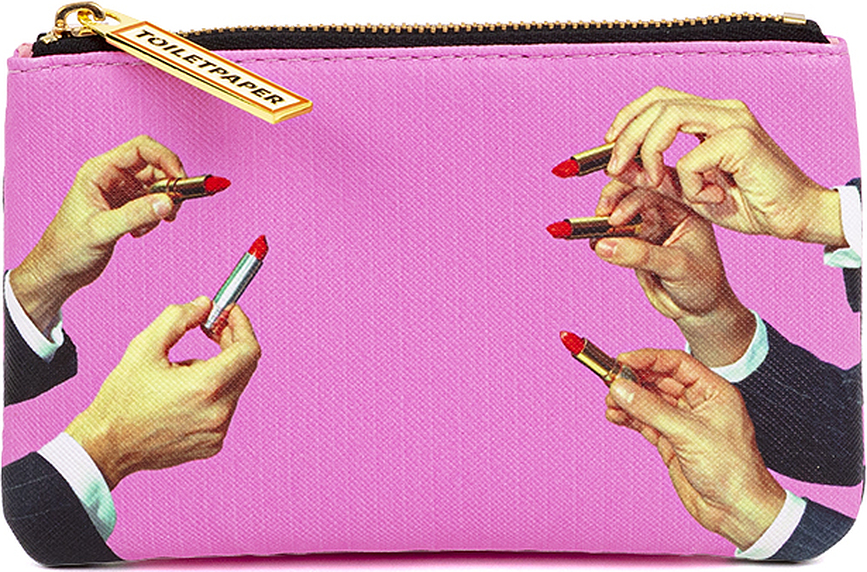 Toiletpaper Kozmetična torbica Lipstick, 15,5 x 9,5 cm, roza