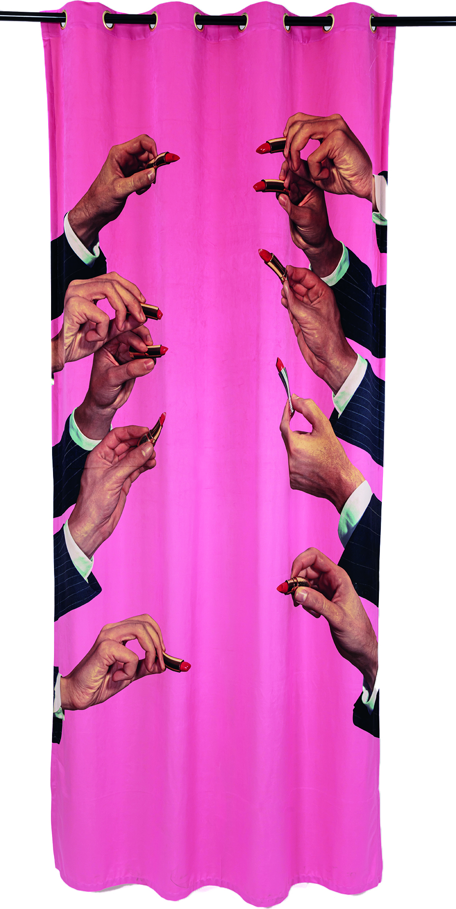 Toiletpaper Lipstick Pink Wohnzimmervorhang