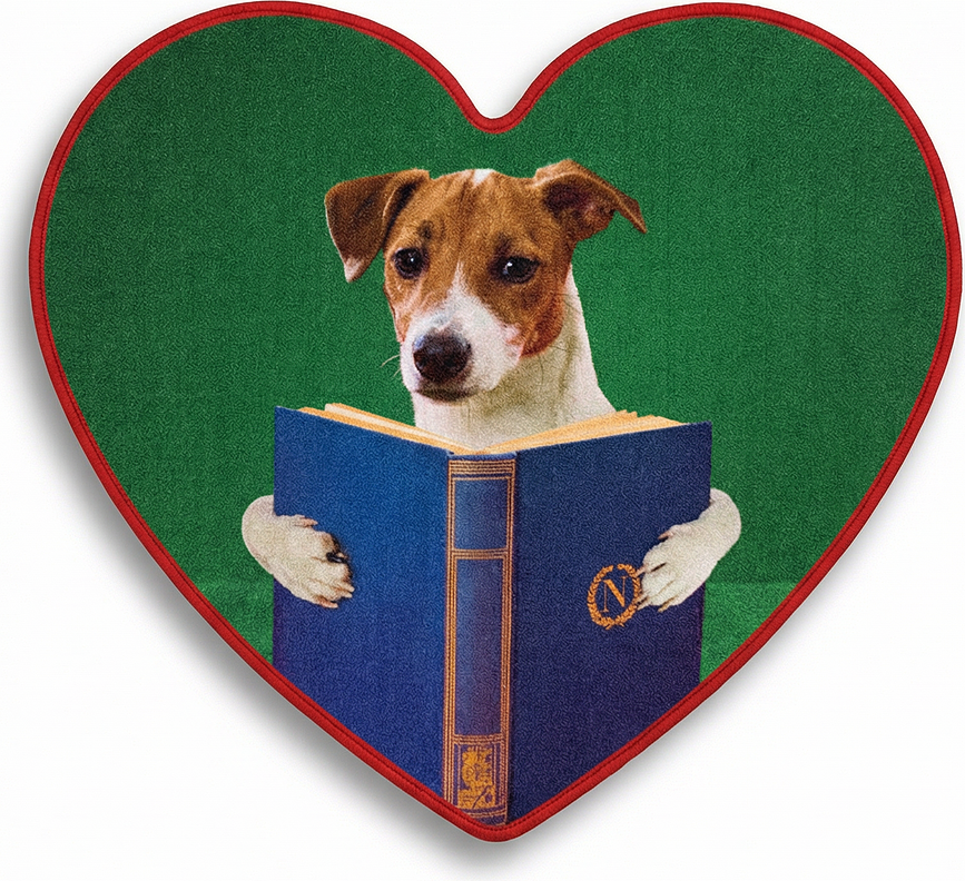 Toiletpaper Nerdy Dog badrumsmatta 65 x 72 cm