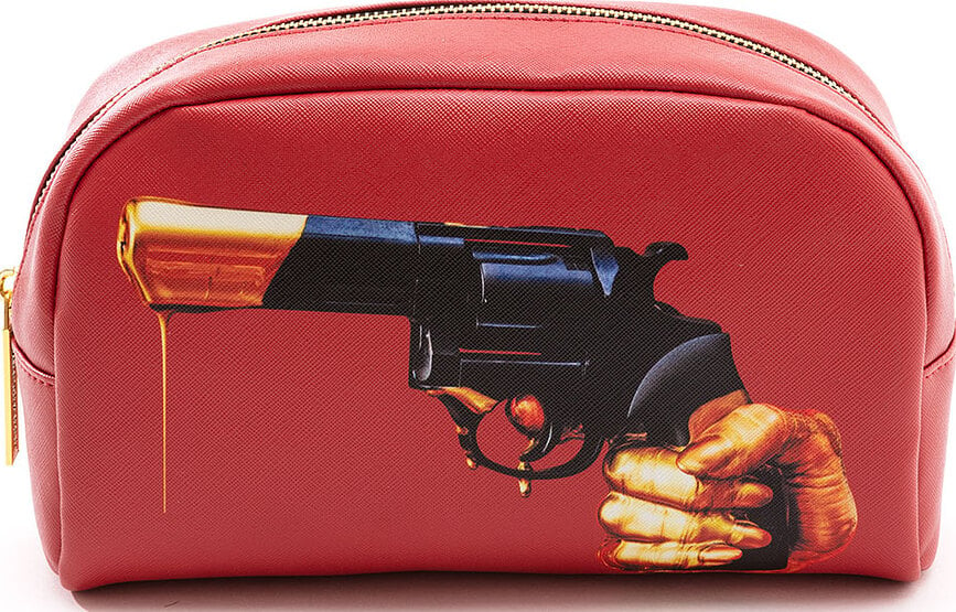 Toiletpaper Revolver Kosmetiktasche 23 x 8 cm